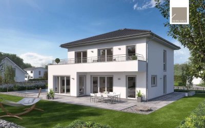 Schönes Südgarten Grundstück mit Blick ins Elbtal