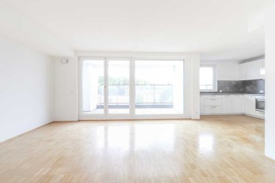 Lichtdurchfluteter Wohntraum auf 2 Ebenen mit Balkon, Design-Bad und moderner Einbauküche