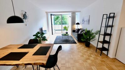 * Top vollmöbliertes 2-Zi-Loft mit Sonnenbalkon * Nähe Marienhospital *