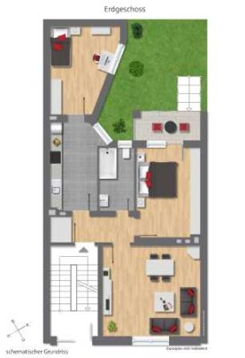 Helle 3-Zimmer Wohnung im 3. OG mit Balkon in Frohnhausen