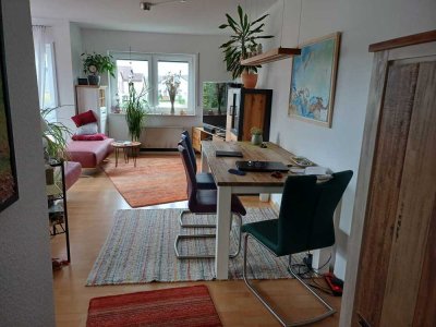 Stilvolle, modernisierte 3-Zimmer-Wohnung mit 8 m² Südbalkon in Renningen