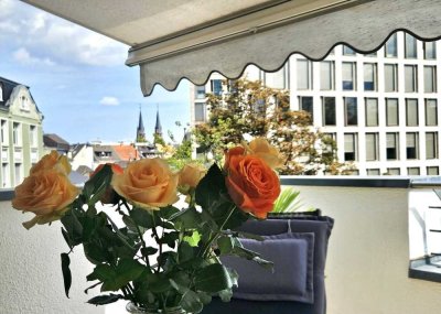 L(o)uftig Wohnen mitten in d´r City mit exponiertem Traumblick auf  Bönnsche Sehenswürdigkeiten !