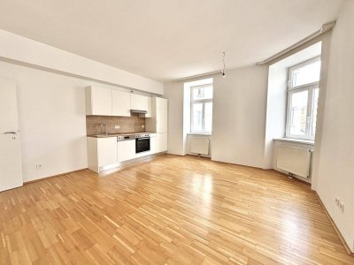 2-Zimmer-Wohnung in modernisiertem Altbau – großzügige Wohnküche und Schlafzimmer im Herzen Hernals