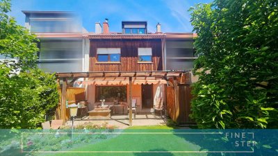Reihenmittelhaus mit Garten, Terrasse und Garage – Verkauf mit lebenslangem Wohnrecht u. Mietzins -