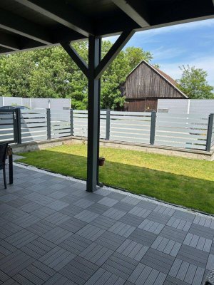 +++ Große GRILLTERRASSE mit Überdachung - GARTEN inmitten einer GRÜNOASE - 155m² TOP Zustand - HAUS mit DESIGNERKÜCHE - SUPERBAD u. 3 Schlafzimmer +++