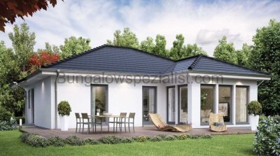 Seniorengerechter Winkelbungalow  90 Qm mit Grunst. in Lahde vom Bungalowspezialisten mit PV- Anlage