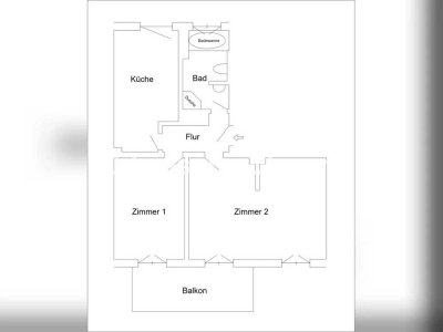Tauschwohnung: Schöne helle Wohnung mit großem Balkon