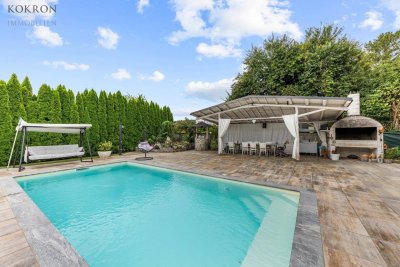 Ab ins kühle Nass - Pool, Riesengarten, Grill-Oase, Obstparadies!