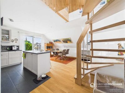 Lichtdurchflutetes Wohnen auf zwei Etagen – Maisonette mit sonnigem Freisitz
