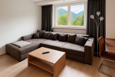 Große Lifestyle Wohnung mit Kachelofen, Badewanne und Balkon in Bruck an der Großglocknerstraße