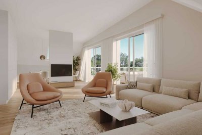 Masterpiece in Obermenzing: Phantastisches Penthouse mit XXL-Dachterrasse