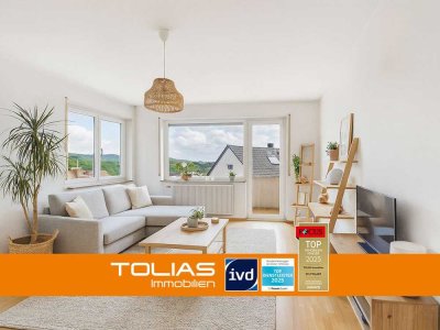 Licht, Luft & Lage: 3-Zimmer-Wohnung mit 2 Balkonen & Garagenstellplatz über den Dächern von S-Süd