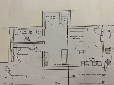 Exklusive und helle 2 Zimmer ELW mit kleiner Terrasse, EBK und Abstellraum in Gärtringen (Bj 2021)