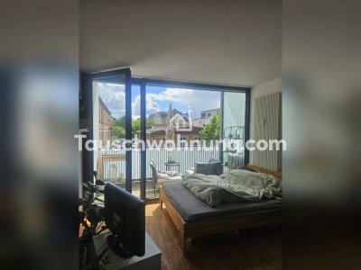 Tauschwohnung: Tausche moderne 1-Zimmer Wohnung mit Balkon gegen Größere