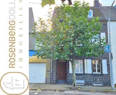 Gemütliches Basalt-Stadthaus in Mendig, Garage, Hof u. Garten