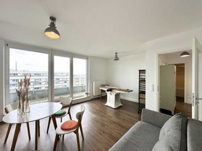 Moderne 2-Zimmer-Wohnung mit Dachterrasse in Oberschleissheim