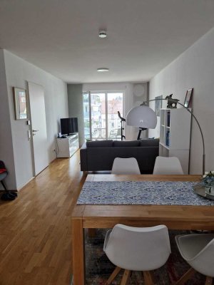 Moderne 2-Zimmer-Wohnung mit Balkon und Garage in Ulms Bestlage – stilvoll wohnen im Herzen der City