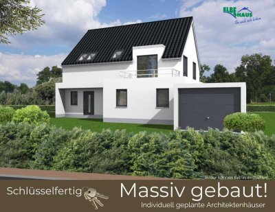 **Elbe-Haus für 2-Familien: Freigeplantes Architektenhaus für stilvolles und individuelles Wohnen**