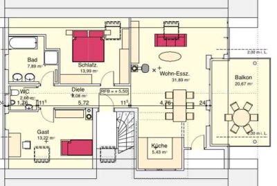 Schöne 3-Zimmer-Dachgeschosswohnung in Dettingen unter Teck sucht Mieter mittleren Alters