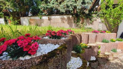 2 Zi. Terrassenwohnung, Gartenmitbenutzung, mit EBK in Schwetzingen
