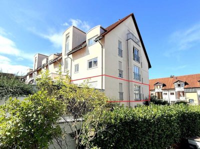 Große und helle 2-Zimmer-Wohnung mit Balkon direkt an der Schweizer Grenze!