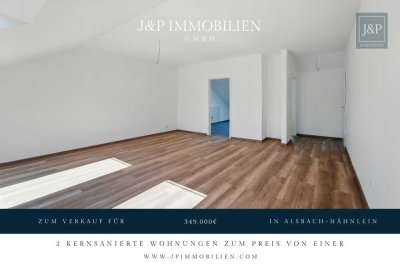 Zwei Einheiten – eine Kapitalanlage: Sanierte Maisonette-Wohnung mit 5 % Rendite in Alsbach-Hähnlein