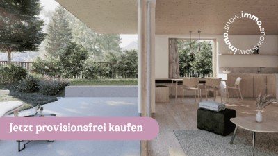 Exklusive 3-Zimmer-Neubau-Erdgeschosswohnung 84 m² mit 122 m² Privatgarten und 16 m² Terrasse in Natters bei Innsbruck