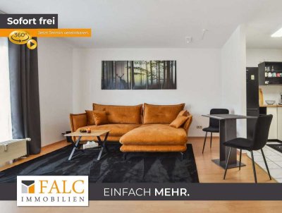 Helle 2-Zimmerwohnung in naturnaher Umgebung mit Einbauküche, Südwestbalkon und Stellplatz