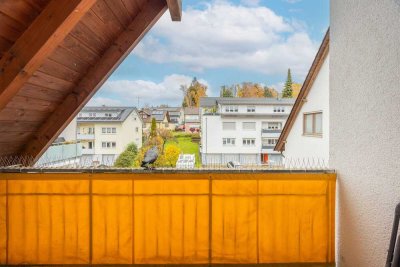 Meersburg - Lichtdurchflutete 2-Zimmer-Wohnung mit Wohlfühlbalkonen und Tiefgarage