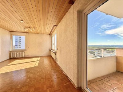Dachgeschosswohnung mit Traumausblick bis nach Ludwigsburg