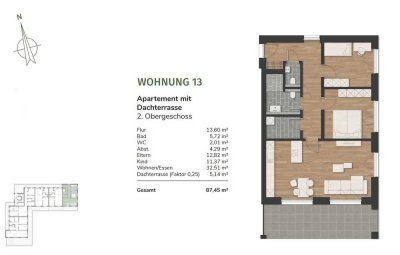 Moderne Mietwohnung in Neuenburg - Wohnung 13