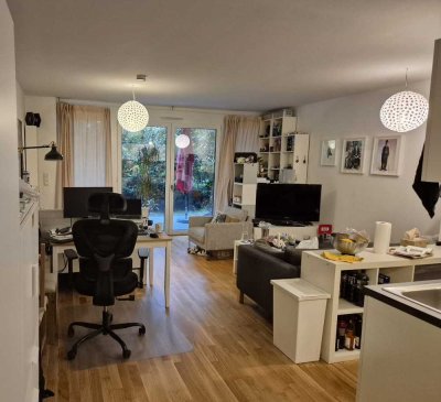 Große 1-Zimmer-Wohnung mit Terrasse in Mainz