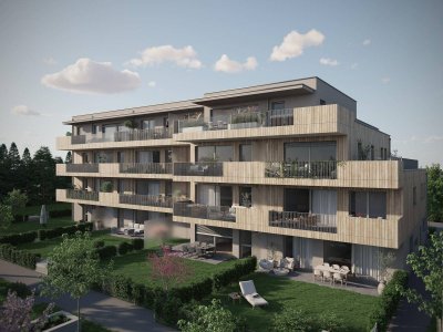 Helle 3-Zimmer Wohnung im Herzen von Leonding | große Terrasse und Eigengarten mit Blick ins Grüne
