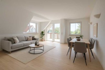 Helle Zweizimmerwohnung mit Weitblick - nahe Godewindpark und Meer