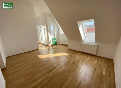 DG-Wohnung in Ruhelage nahe Reumannplatz und Antonspark mit toller Terrasse im sanierten Altbau!
