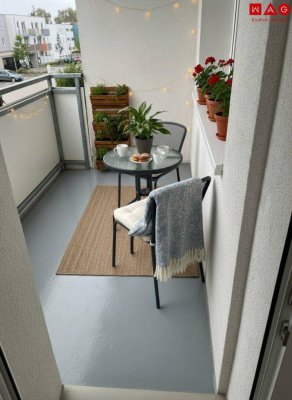 Hier fühlt sich die ganze Familie wohl: Ihr großzügiger Wohn(t)raum in Schärding mit Balkon und ruhiger Lage im Grünen – sonnig, gemütlich und bereit für neue Erinnerungen!