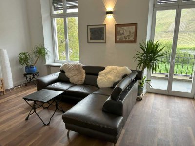 Hochwertig-ausgestattete 3,5-Raum-Wohnung in Brauneberg, optional möbliert