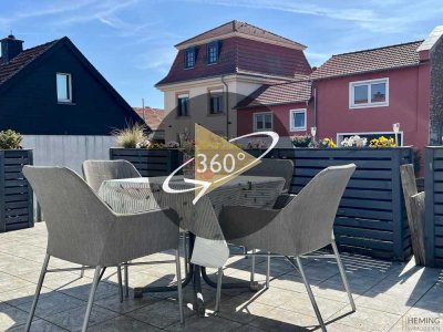 HEMING-IMMOBILIEN -  2 Häuser (WEG geteilt) auf gemeinsamen Grundstück zum Familiensparpreis! Viele
