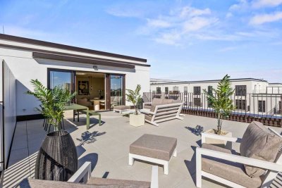 WOHNEN MIT BLICK ÜBER BERLIN - mehr Terrasse geht nicht