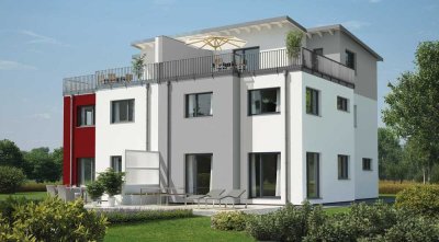 Ein Haus, mit Dachterrasse, so individuell wie seine Bewohner