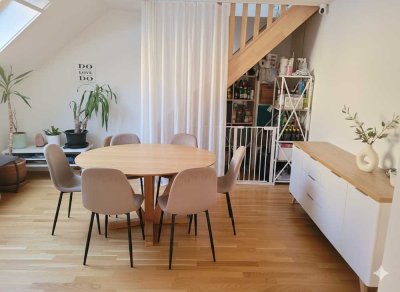 Großzügiges Wohnen in Maisonette mit Dachstudio im Herzen von Mühlheim