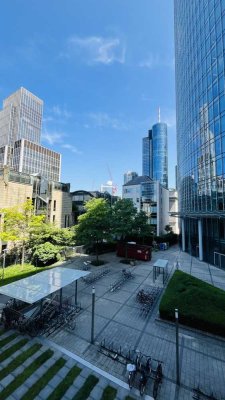 *Helles, modernes Studio-Apartment mit Skyline-Blick im Herzen Frankfurts – bezugsfrei ab 01.09.2025