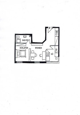 Moderne, sonnige 1,5 - Zimmer Wohnung