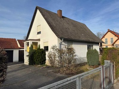 Wohnhaus mit Garage und Werkstatt in bevorzugter Lage von Schrobenhausen zu verkaufen!