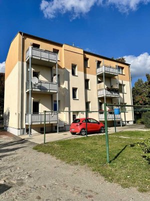 Helle 2-Raum-Wohnung mit großem Balkon und Blick ins Grüne - in ruhiger Lage von Eilenburg
