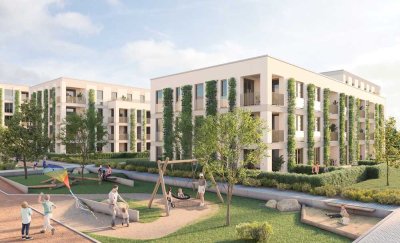 Komfortable 2-Zimmer-Neubauwohnung im EG mit Garten