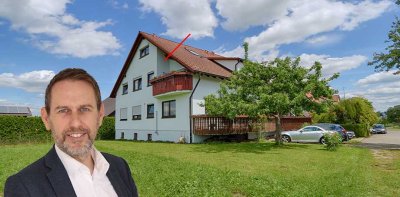 Gepflegte Maisonette-Wohnung zum Wohlfühlen mit toller Aussicht