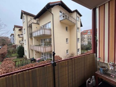 * ETW  * vermietet * Balkon * Außenrollos * TG-Stellplatz *