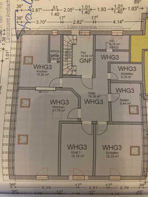 775 € - 100 m² - 3.0 Zi.