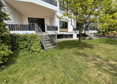 3-Zimmer-Wohnung mit 2 Balkonen und Gartenanteil